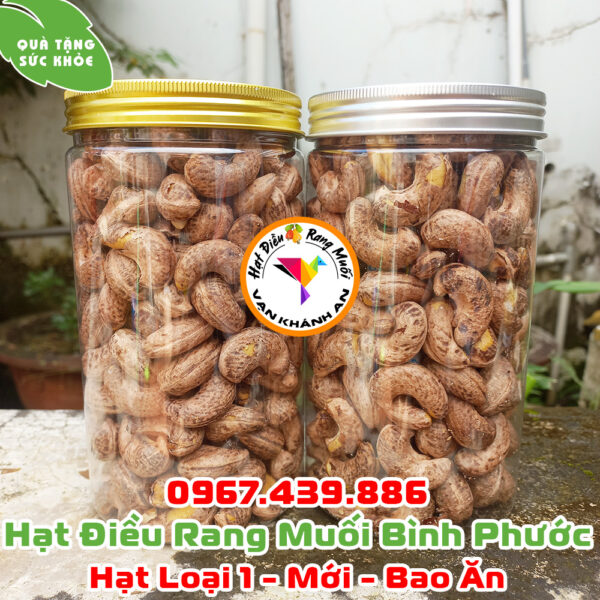 Quà tặng hạt điều vỏ lụa rang muối