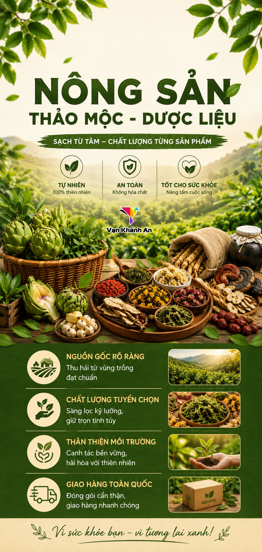 Nông Sản, Thảo Mộc, Dược Liệu