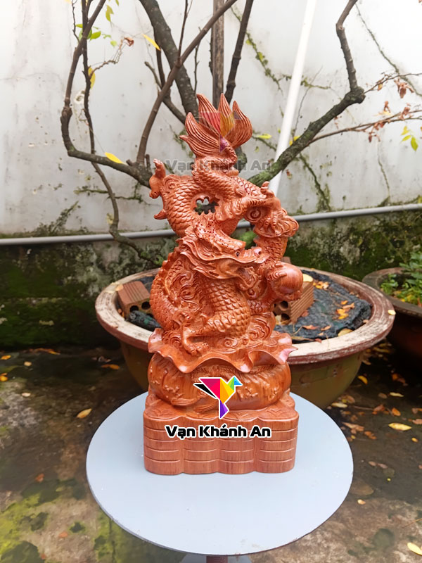 Tượng Rồng Phong Thủy Gỗ Hương
