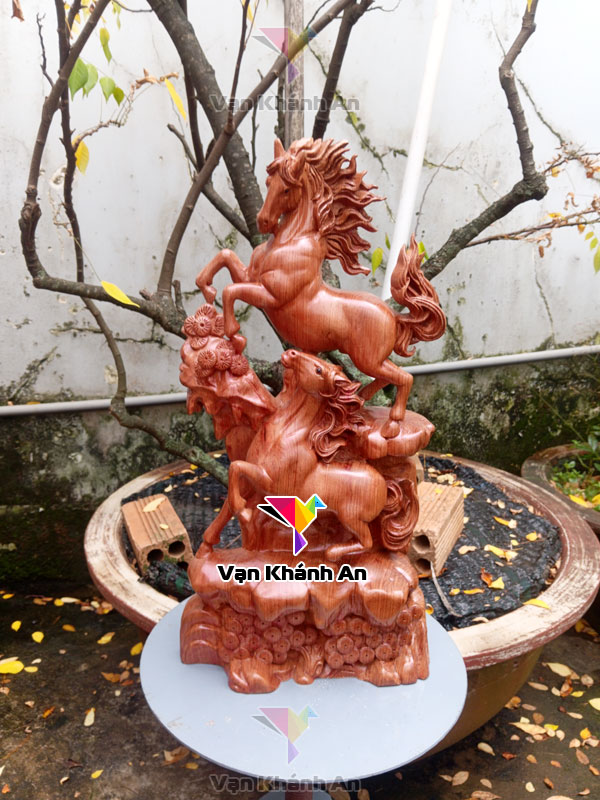 Tượng Song Mã Uyên Ương