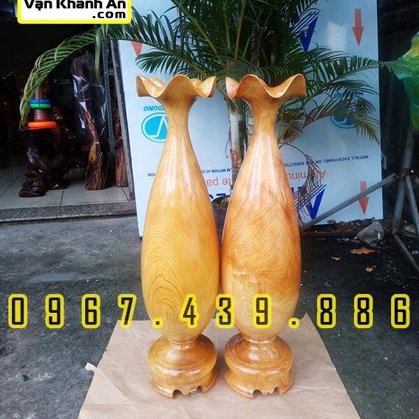 Cặp Lục Bình Gỗ Pơ Mu