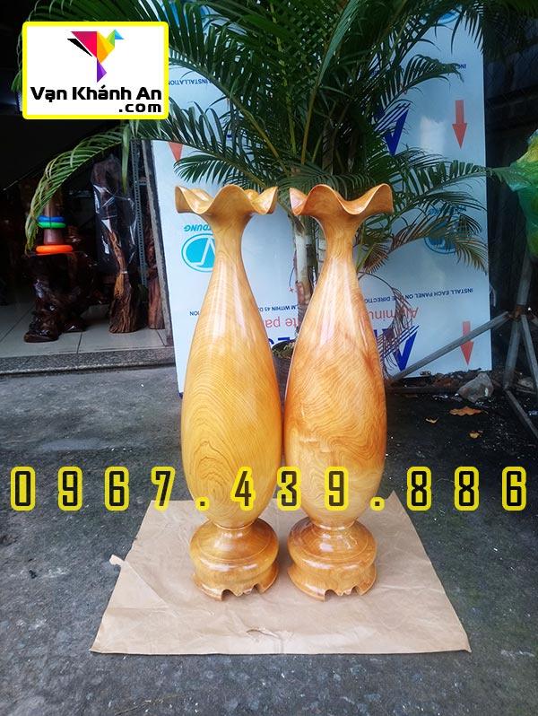 Cặp Lục Bình Gỗ Pơ Mu