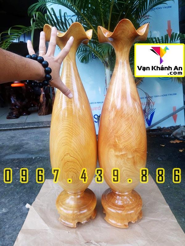 Cặp Lục Bình Gỗ Pơ Mu