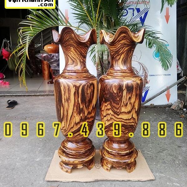 Lục Bình Gỗ Cẩm Sừng Siêu Vân
