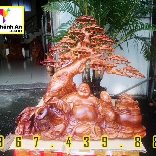 Phật Di Lặc Bằng Gỗ Hương Đẹp