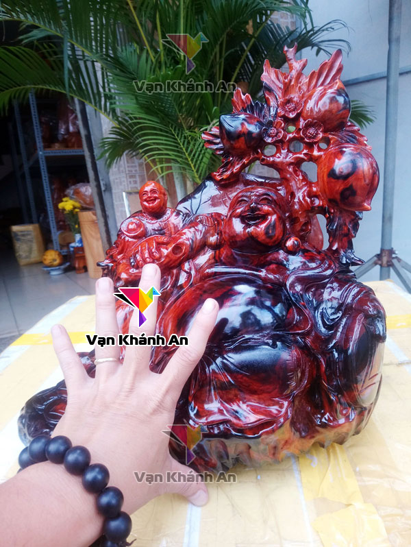 Phật Di Lặc Gỗ Trắc