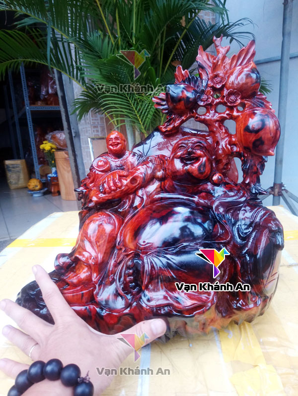 Phật Di Lặc Gỗ Trắc