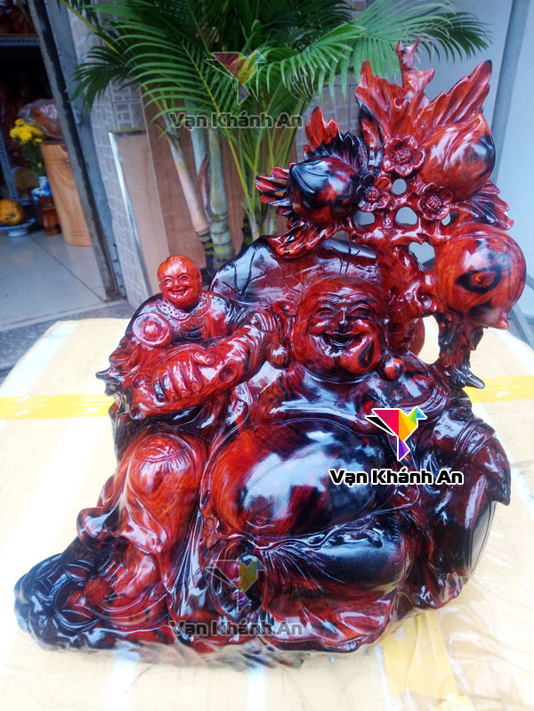 Phật Di Lặc Gỗ Trắc