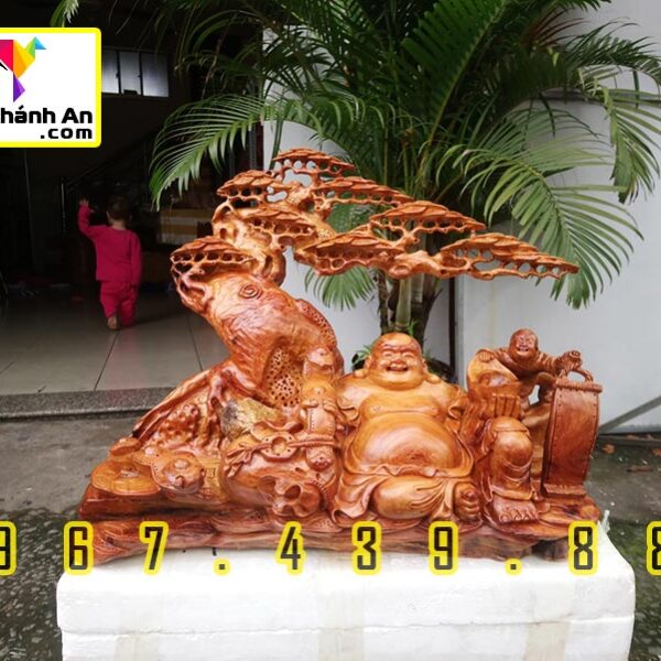 Tượng Di Lặc Bằng Gỗ Đẹp