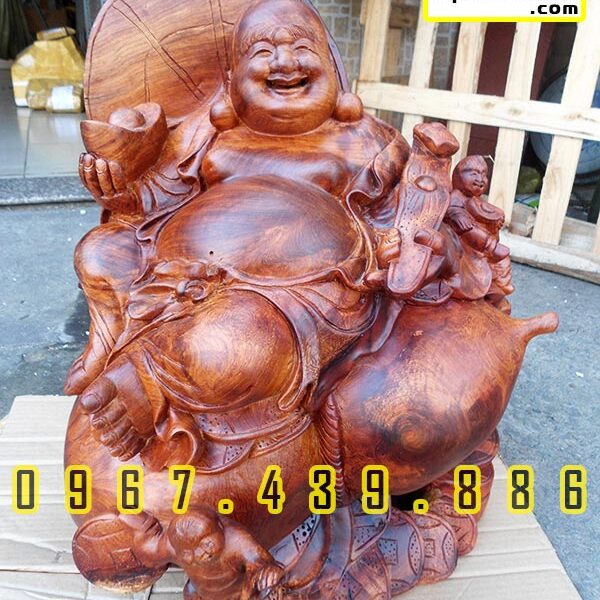 Tượng Gỗ Phật Di Lặc Đẹp