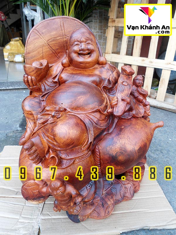 Tượng Gỗ Phật Di Lặc Đẹp