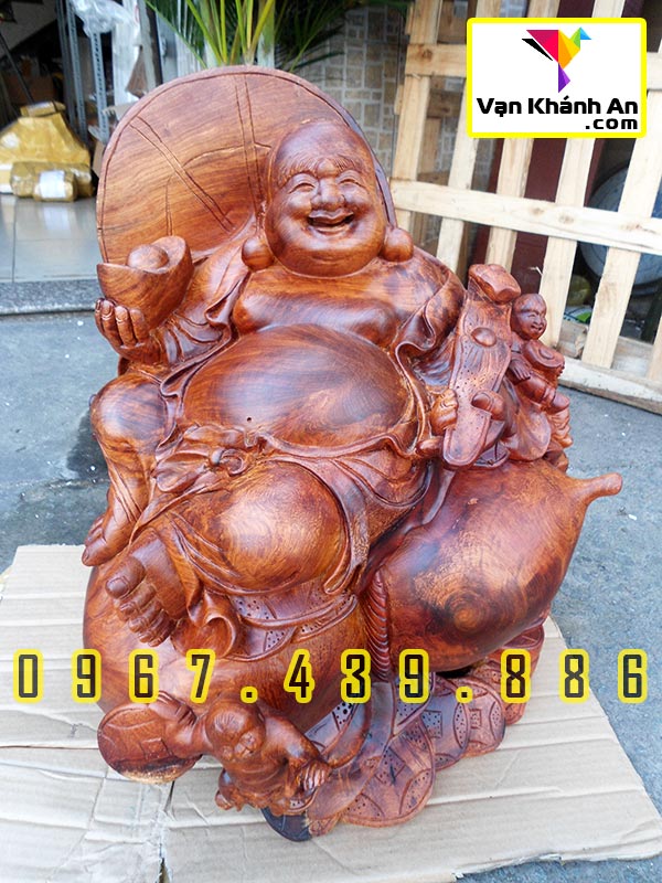Tượng Gỗ Phật Di Lặc Đẹp