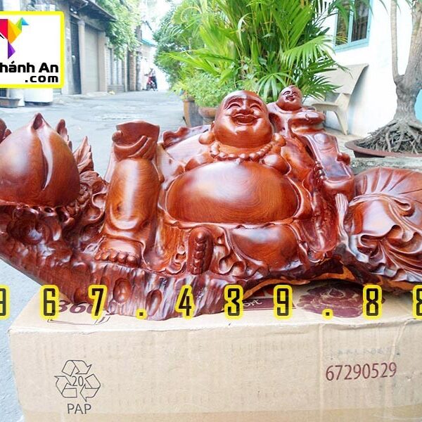 Tượng Gỗ Phật Di Lặc Trang Trí