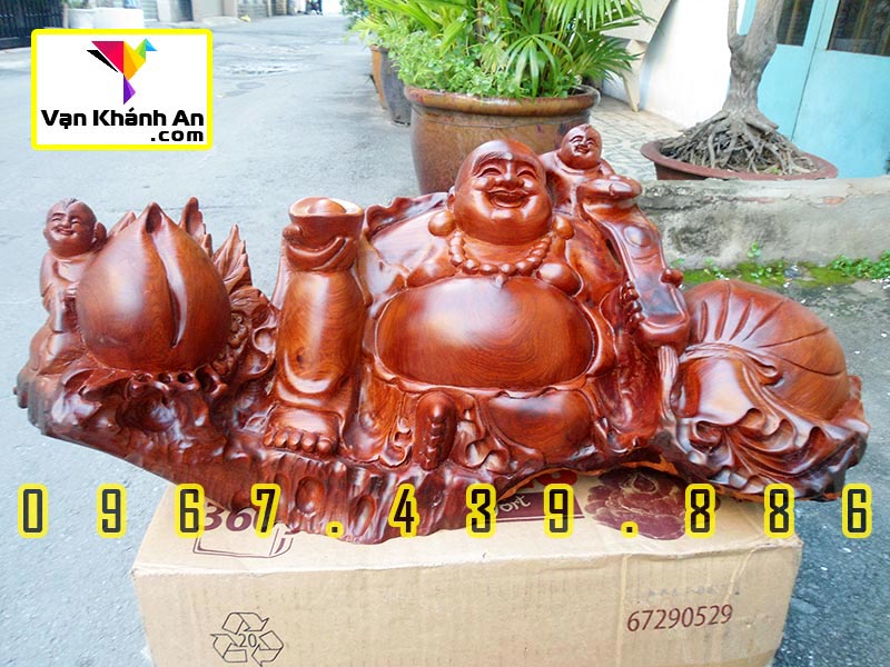 Tượng Gỗ Phật Di Lặc Trang Trí