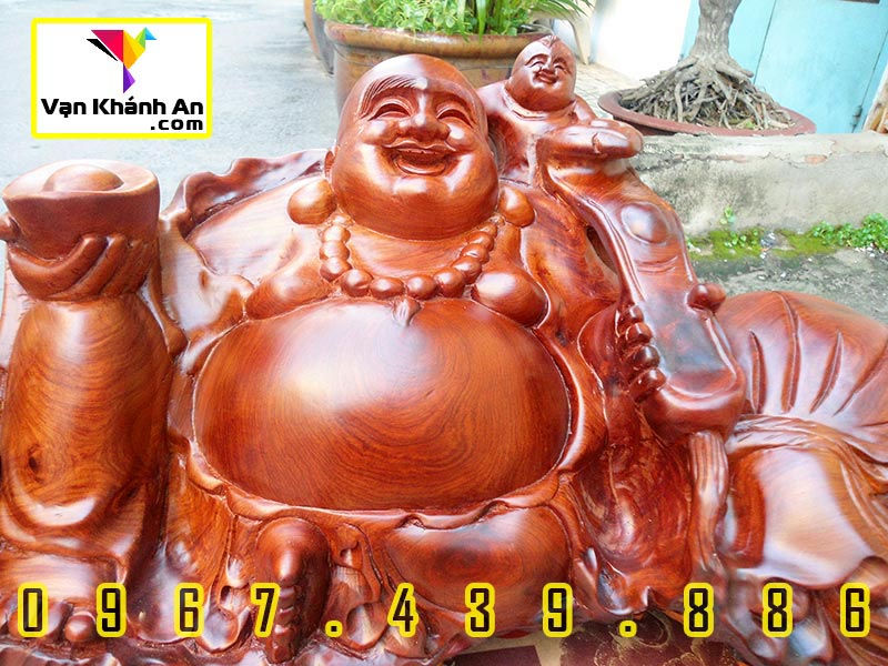 Tượng Gỗ Phật Di Lặc Trang Trí