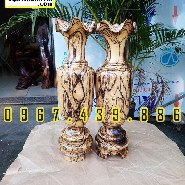 Lộc Bình Gỗ Cẩm Sừng Đẹp
