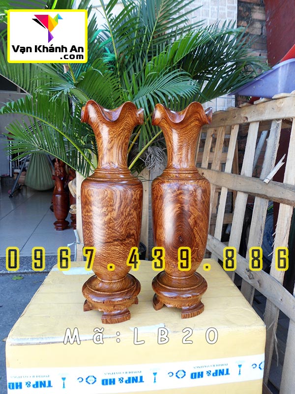 Lộc Bình Gỗ Hương Trang Trí Phong Thuỷ