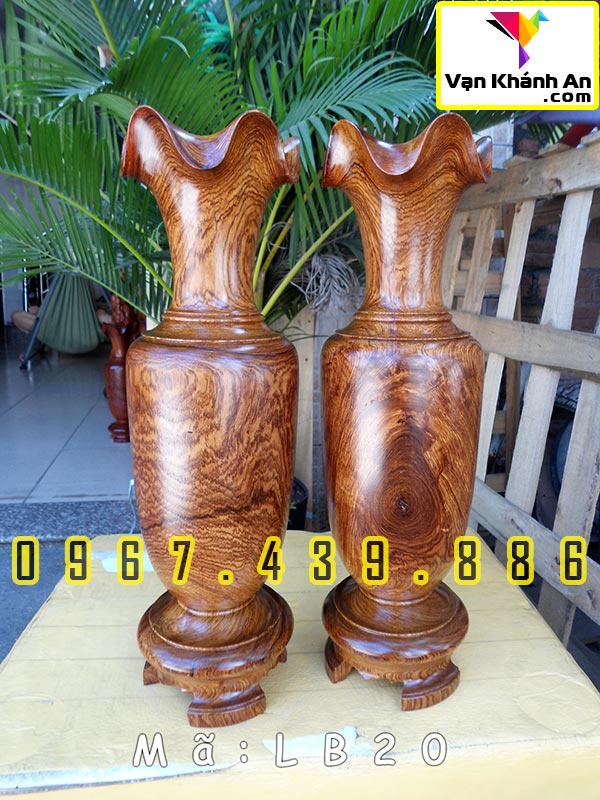 Lộc Bình Gỗ Hương Trang Trí Phong Thuỷ
