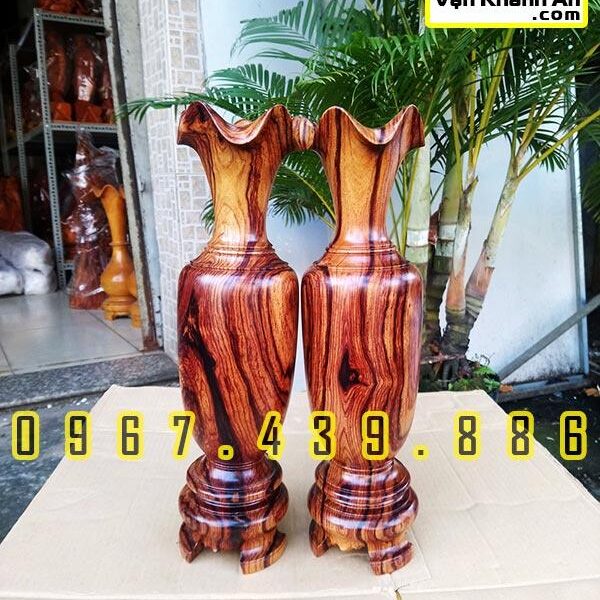 Lục Bình Gỗ Cẩm Chỉ