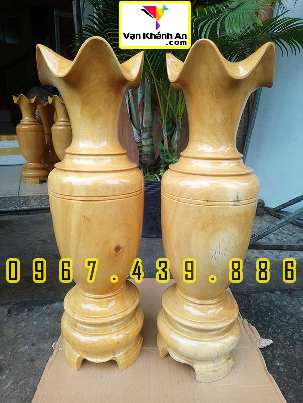 Lục Bình Gỗ Mít Decor Phòng Khách