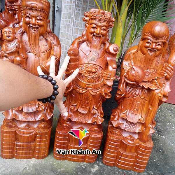 Phúc Lộc Thọ Tam Đa Bằng Gỗ