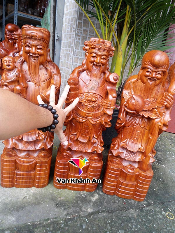 Phúc Lộc Thọ Tam Đa Bằng Gỗ