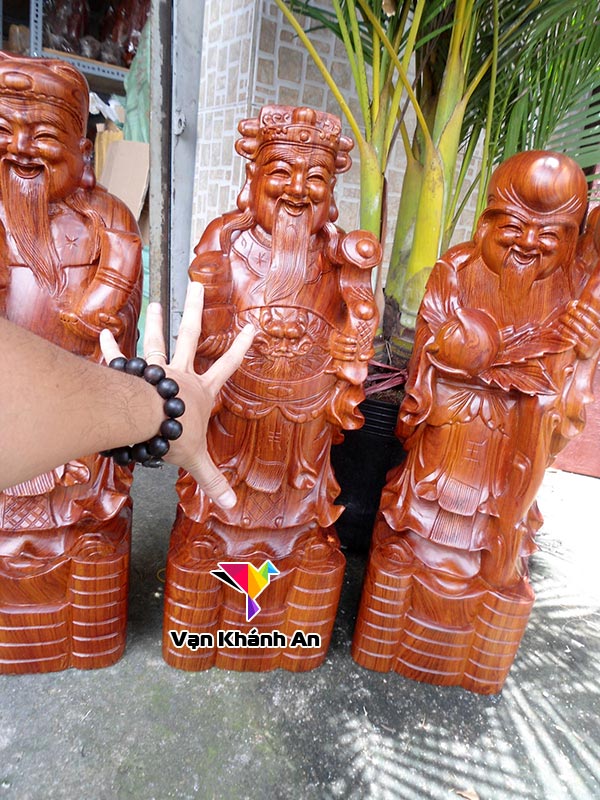 Tam Đa Phúc Lộc Thọ Bằng Gỗ