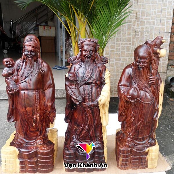 Tam Đa Phúc Lộc Thọ Gỗ