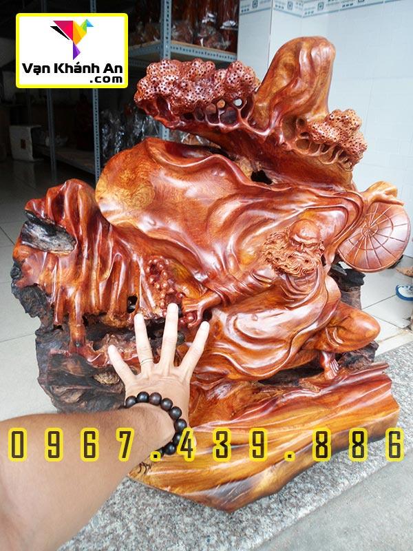 Tượng Bồ Đề Đạt Ma Bằng Gỗ