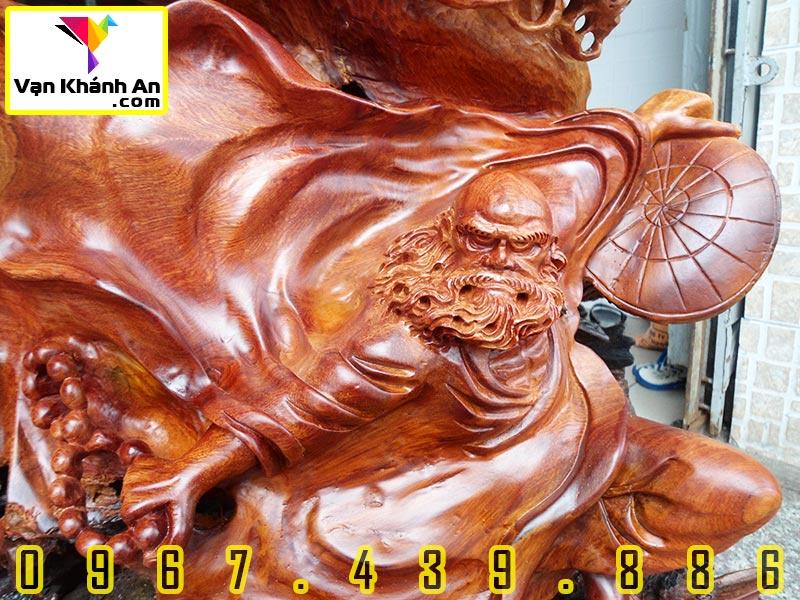 Tượng Bồ Đề Đạt Ma Bằng Gỗ