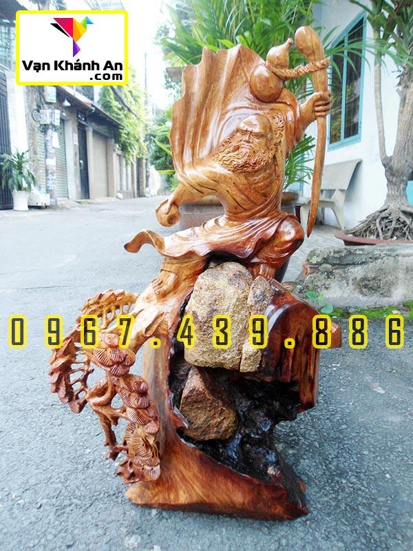 Tượng Bồ Đề Đạt Ma Gỗ Hương