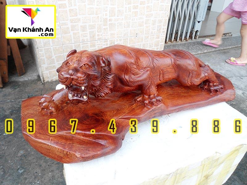 Tượng Gỗ Con Hổ Đẹp