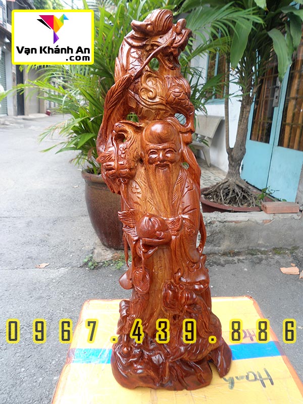 Tượng Ông Thọ Bằng Gỗ