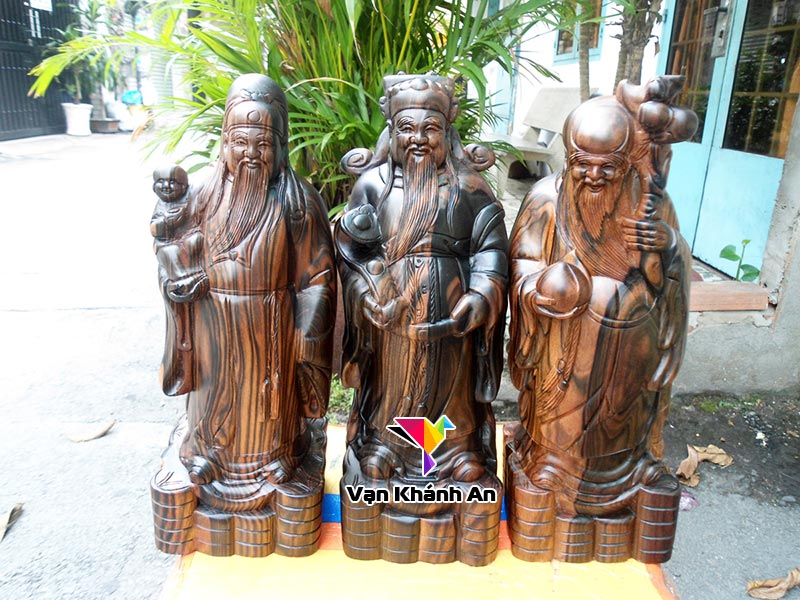 Tượng Tam Đa Gỗ Mun