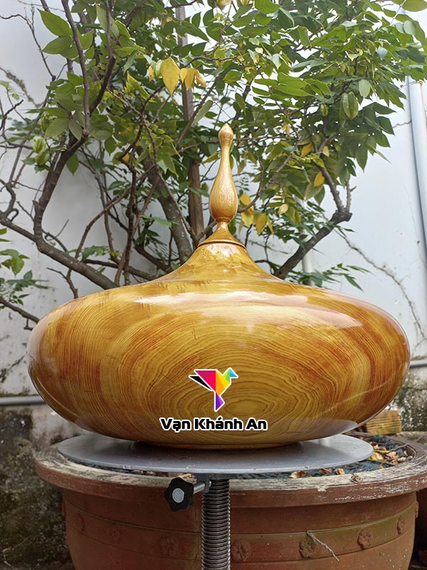 Bình Gỗ Phong Thuỷ Hút Lộc