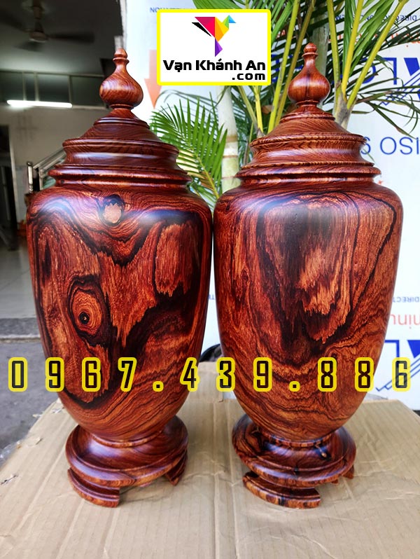 Bình Hút Lộc Gỗ Cẩm Lai