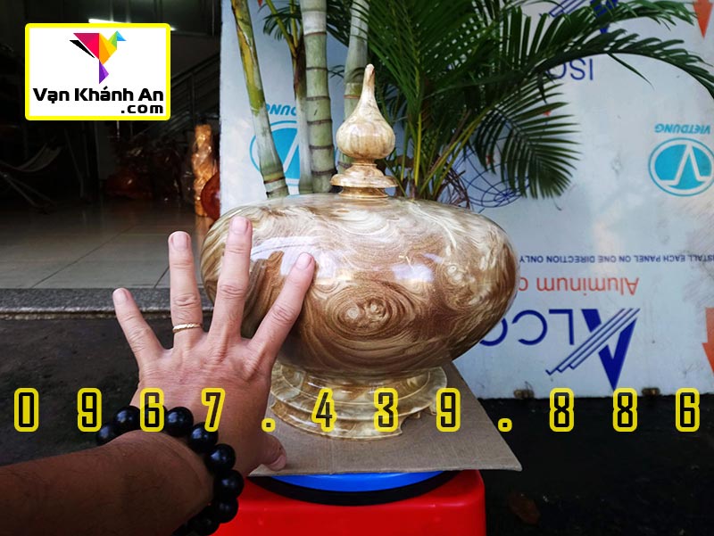 Bình Hút Tài Lộc Gỗ Nu