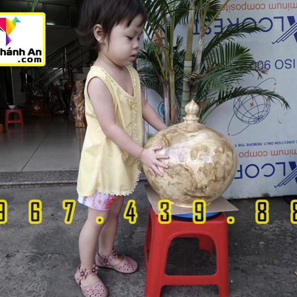 Bình Tài Lộc Gỗ Nu