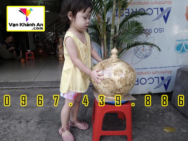 Bình Tài Lộc Gỗ Nu