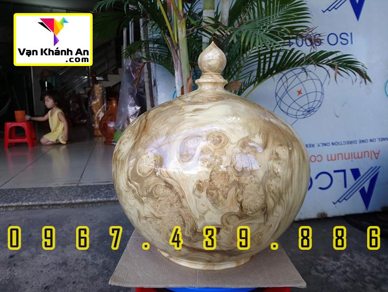 Bình Tài Lộc Gỗ Nu