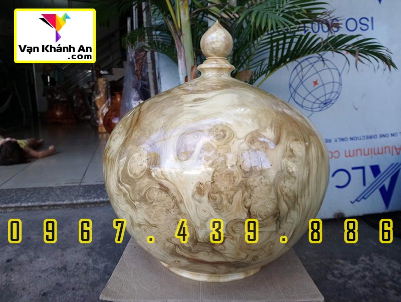 Bình Tài Lộc Gỗ Nu