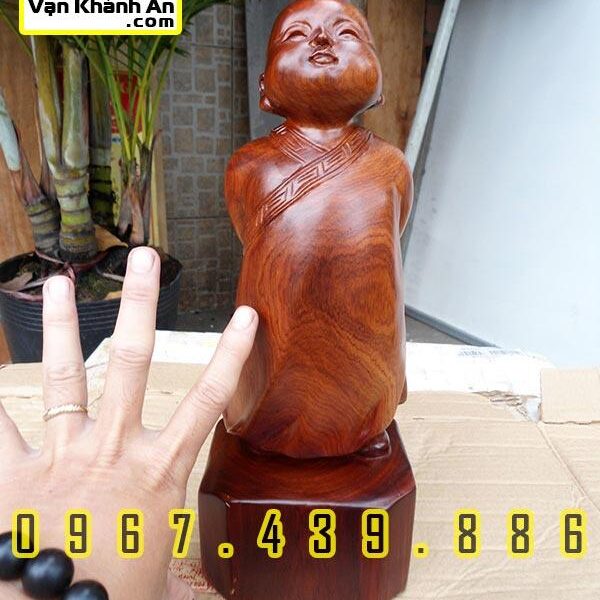 Tượng Chú Tiểu Bằng Gỗ
